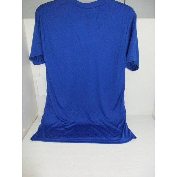 Men's Adidas Short Sleeve T-Shirt Blue/White Size Medium New!!! - Picture 2 of 2